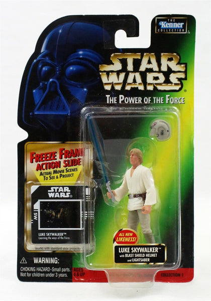 VINTAGE SEALED 1997 Star Wars POTF Luke Skywalker Freeze Frame Action Figure