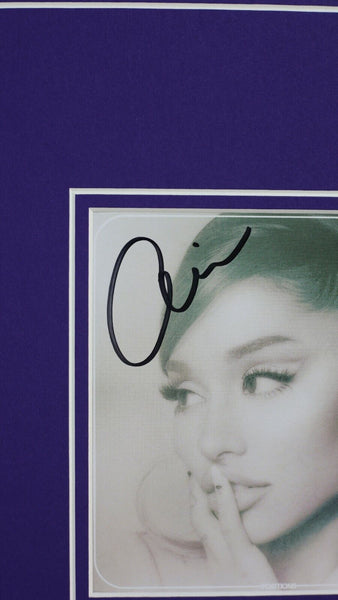 Ariana Grande Signed Framed 16x20 Positions CD & Photo Display