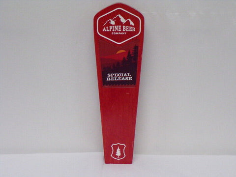 ORIGINAL Vintage Alpine Special Release Beer Keg Tap Handle 