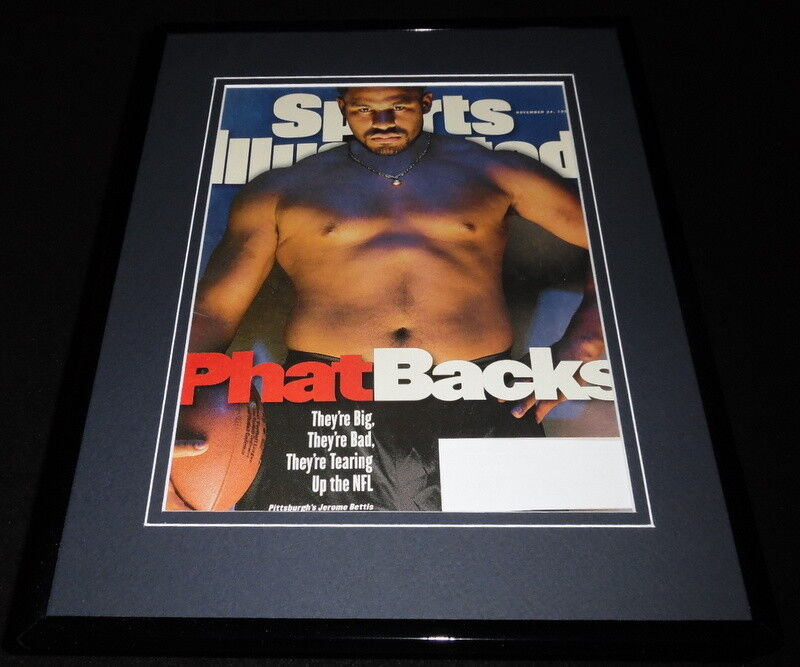 Jerome Bettis 11x14 Framed ORIGINAL 1997 Sports Illustrated Cover Steelers