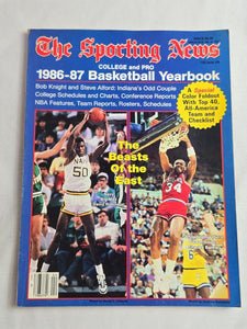 1986-87 Sporting News Basketball Yearbook Charles Barkley David Robinson