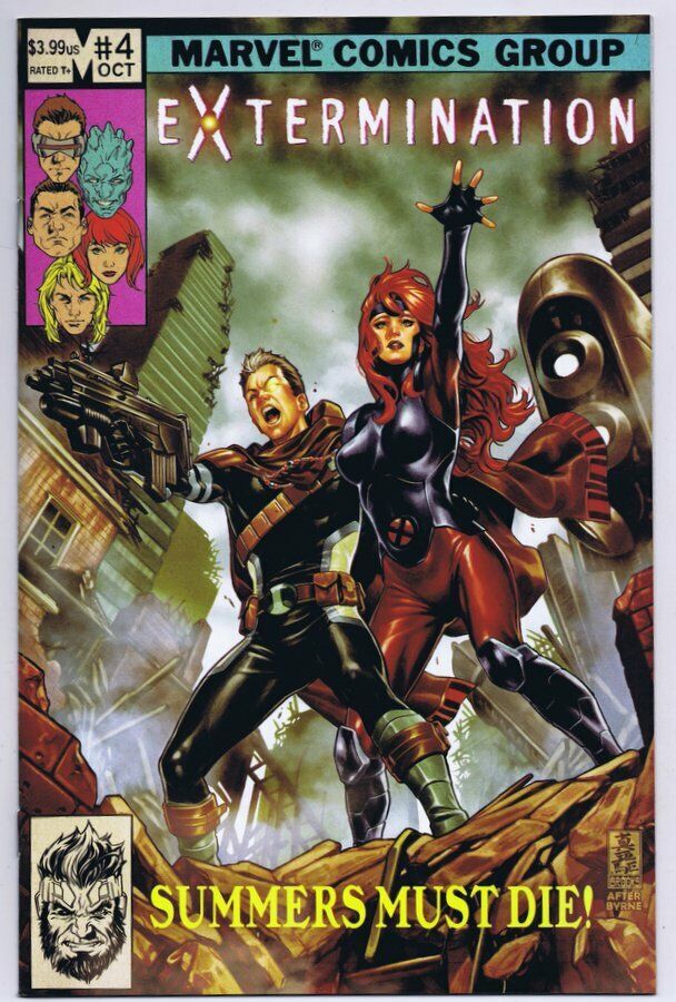 Extermination #4 2018 Marvel Comics Uncanny X Men 137 Homage Mark Brooks