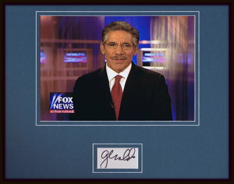 Geraldo Rivera Signed Framed 11x14 Photo Display Fox News