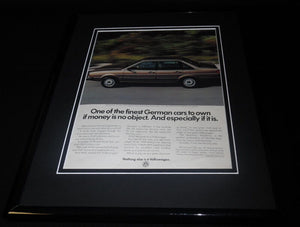 1982 Volkswagen VW Framed 11x14 ORIGINAL Advertisement