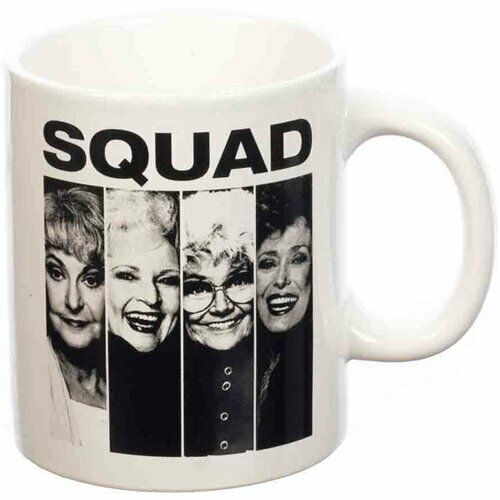 BRAND NEW 2021 Bioworld Golden Girls Squad 16 oz Coffee Mug Betty White