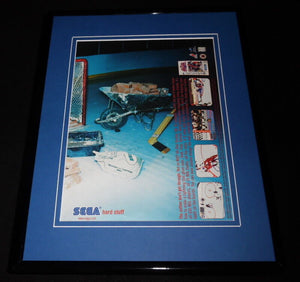 1997 Sega Saturn NHL All Star Hockey 11x14 Framed ORIGINAL Advertisement 