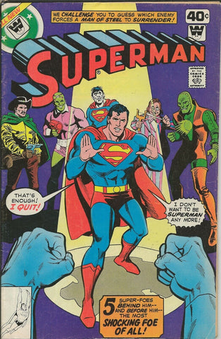 Superman #337 ORIGINAL Vintage 1979 DC Comics Whitman