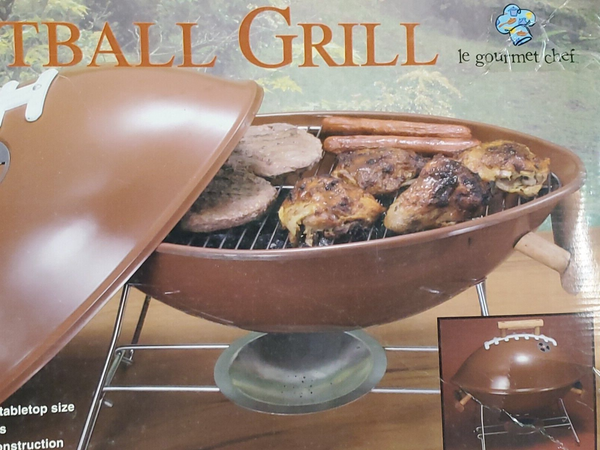 NEW Le Gourmet Chef Tabletop Football Grill