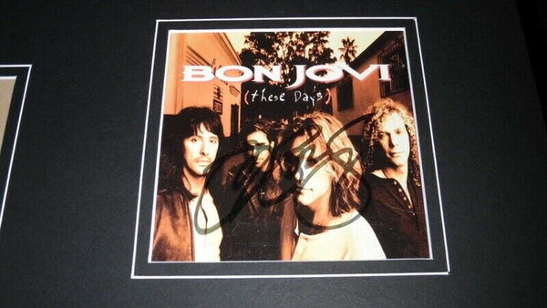 Jon Bon Jovi Signed Framed 16x20 These Days CD & Photo Display JSA