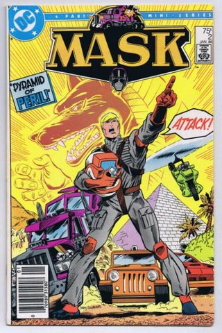 MASK #2 ORIGINAL Vintage 1986 DC Comics 