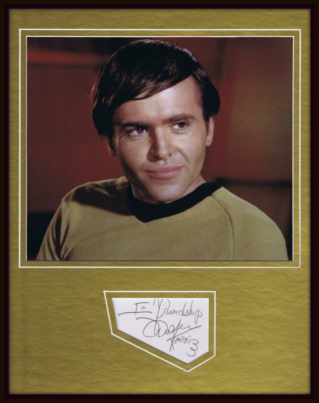 Walter Koenig Signed Framed 11x14 Photo Display Star Trek