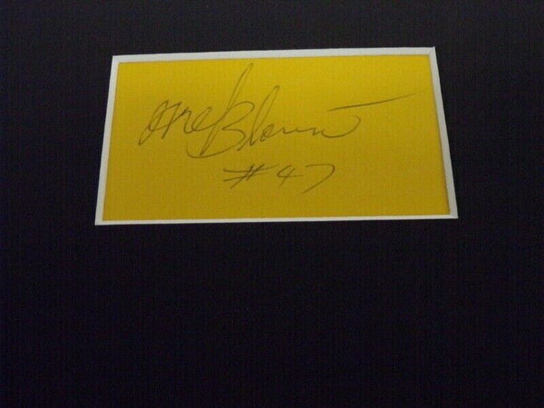 Mel Blount Signed Framed 16x20 Photo Display Steelers VINTAGE Signature