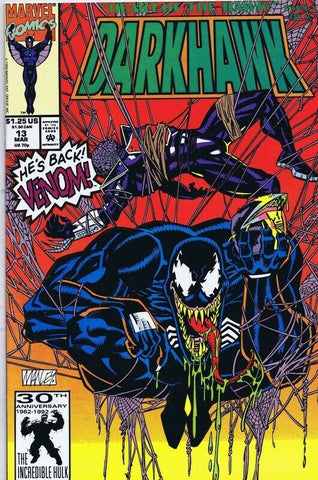 Darkhawk #13 ORIGINAL Vintage 1992 Marvel Comics Venom