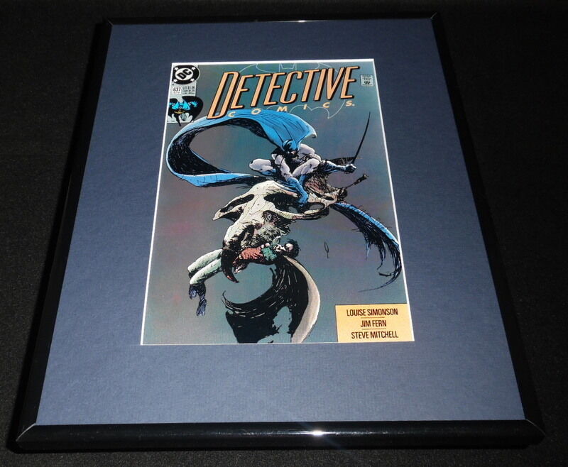 Detective Comics #637 Batman DC Framed 11x14 ORIGINAL Comic Book Cover 