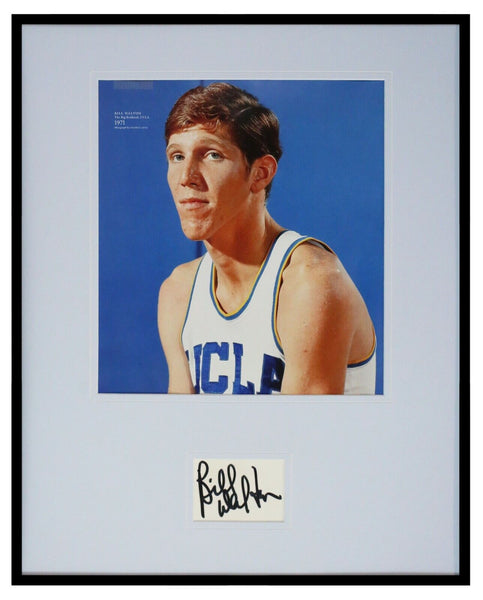 Bill Walton Signed Framed 16x20 Photo Display UCLA