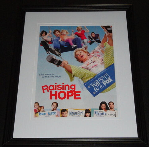 Raising Hope 2012 Framed 11x14 ORIGINAL Vintage Advertisement Lucas Neff