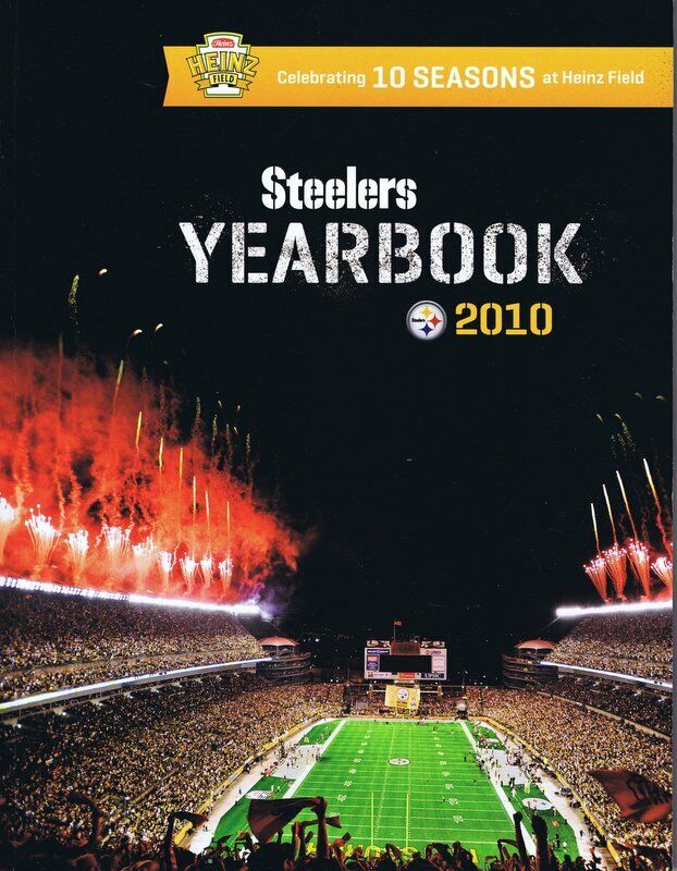 2010 Pittsburgh Steelers Yearbook AFC Champs Pouncey Antonio Brown Rookie