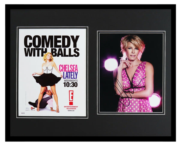 Chelsea Handler Signed Framed 16x20 Photo Set Chelsea Lately