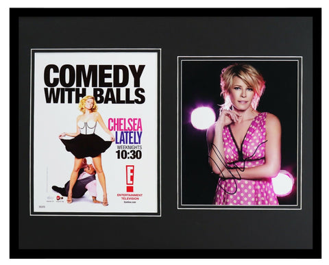 Chelsea Handler Signed Framed 16x20 Photo Set Chelsea Lately