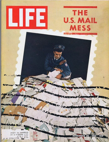 ORIGINAL Vintage Life Magazine November 28 1969 US Mail