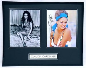 Claudia Cardinale Signed Framed 16x20 Photo Display