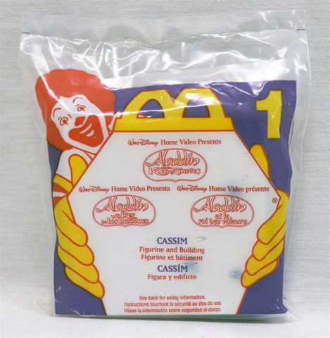 VINTAGE SEALED 1997 McDonald's Aladdin Cassim Figure