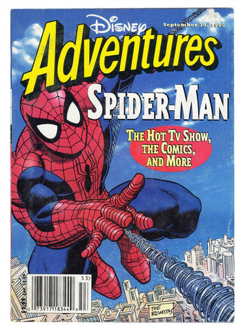 ORIGINAL Vintage Sep 30 1995 Disney Adventures Magazine Spider-Man