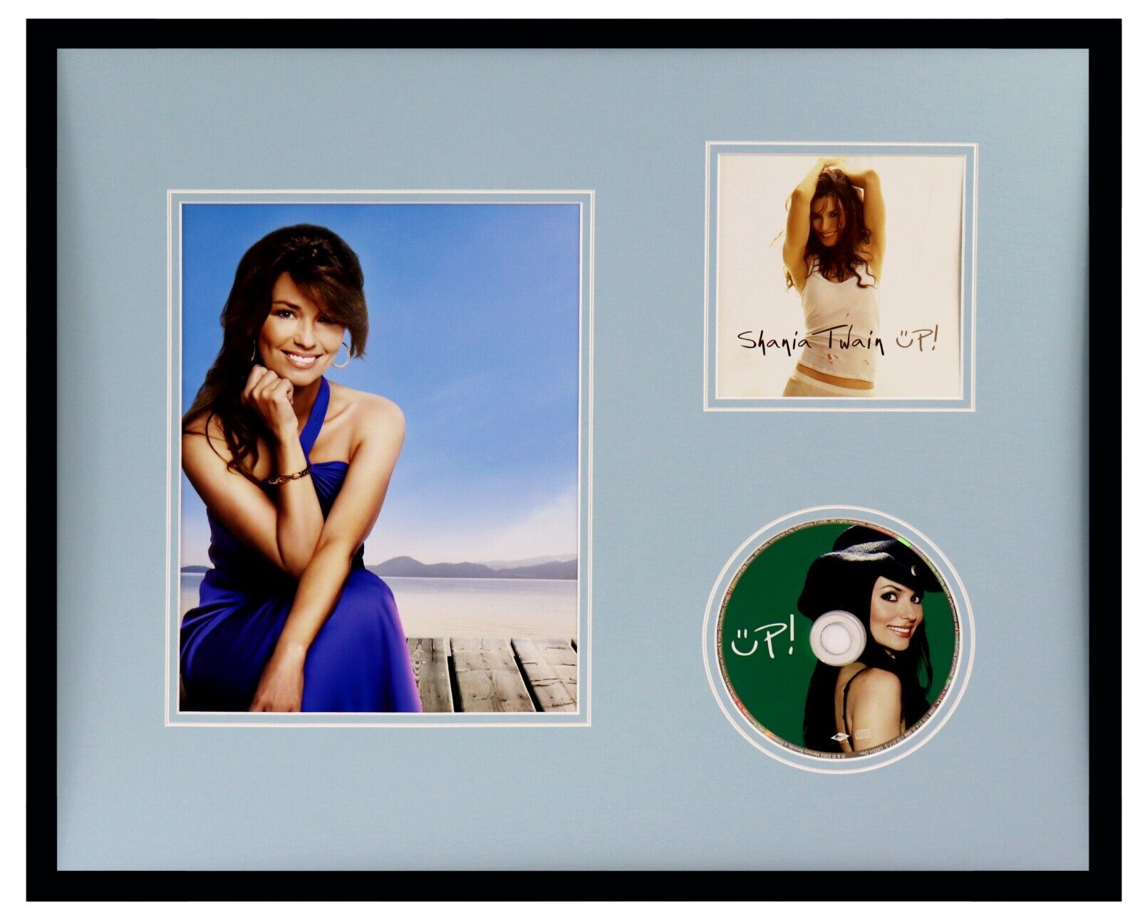 Shania Twain Framed 16x20 Up! CD & Photo Display