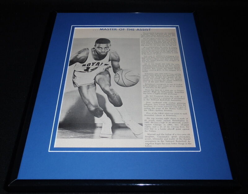 Oscar Robertson 1964 Royals Framed 11x14 Photo Display 