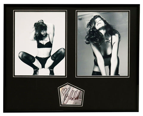 Paz De La Huerta Signed Framed 16x20 Lingerie Photo Set Boardwalk Empire