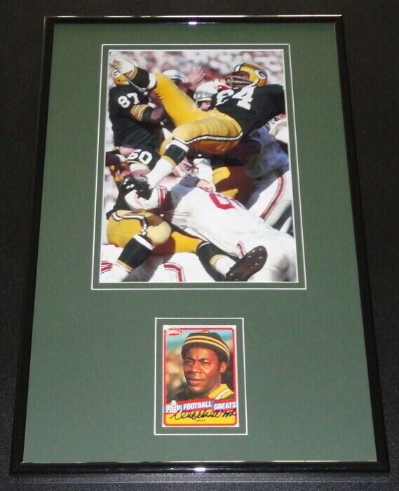 Willie Wood Signed Framed 11x17 Photo Display Packers USC