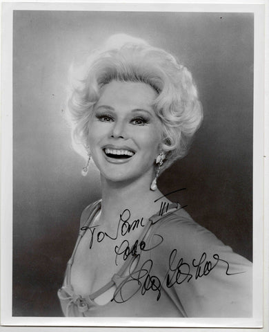 Eva Gabor Signed 8x10 Photo JSA Green Acres Rescuers Aristocrats