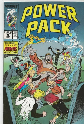 Power Pack #40 ORIGINAL Vintage 1988 Marvel Comics 