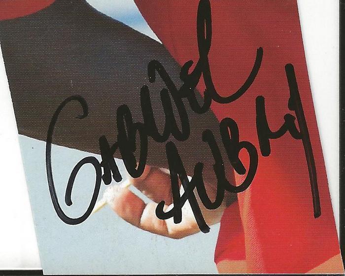 Gabriel Aubry Signed Album Page 