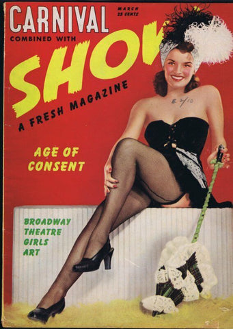 ORIGINAL Vintage March 1942 Carnival / Show Magazine GGA