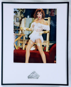 Joan Collins Signed Framed 16x20 Photo Display  