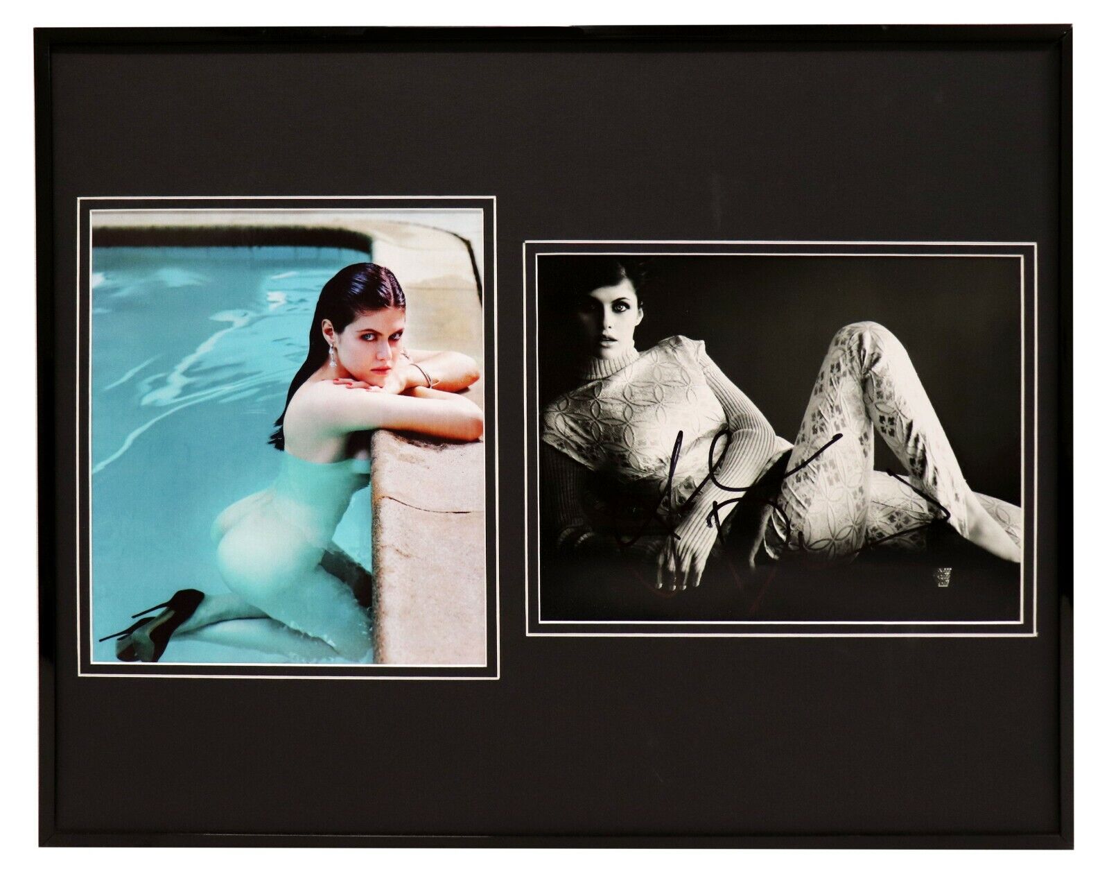 Alexandra Daddario Signed Framed 16x20 Photo Set AW Hall Pass