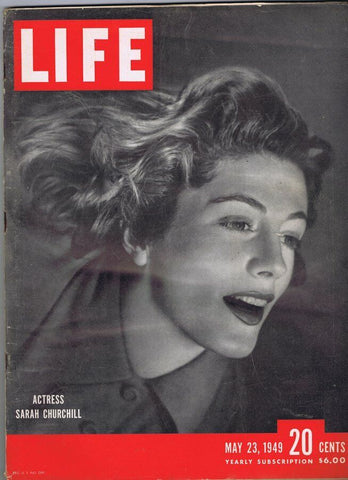 ORIGINAL Vintage Life Magazine May 23 1949 Sarah Churchill