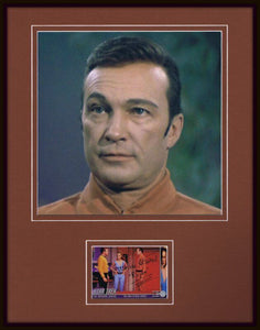 Warren Stevens Signed Framed 11x14 Photo Display Star Trek 