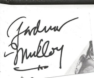 Gardnar Mulloy Signed Program Page JSA