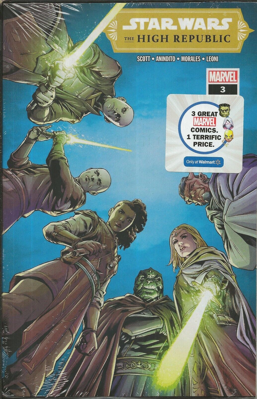 Star Wars High Republic #3 2021 Walmart Exclusive Marvel Comics 3 Pack  