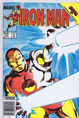 Iron Man #197 ORIGINAL Vintage 1985 Marvel Comics 