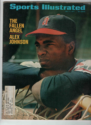 July 5 1971 Sports Illustrated Magazine Alex Johnson Angels