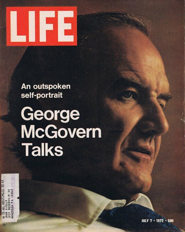 ORIGINAL Vintage Life Magazine July 7 1972 George McGovern