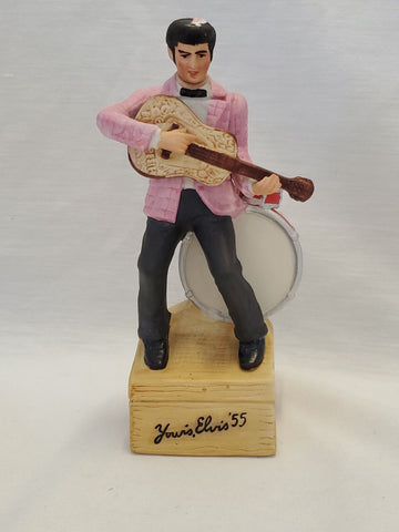 VINTAGE McCormick Elvis Presley '55 Whiskey Decanter Music Box