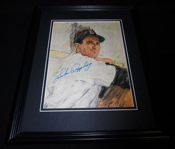 Luke Appling Signed Framed 11x14 Photo Display White Sox