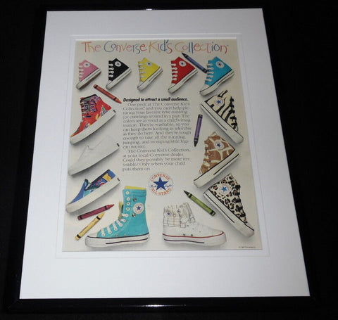 1987 Converse Kids Collection Shoes Framed 11x14 ORIGINAL Advertisement 