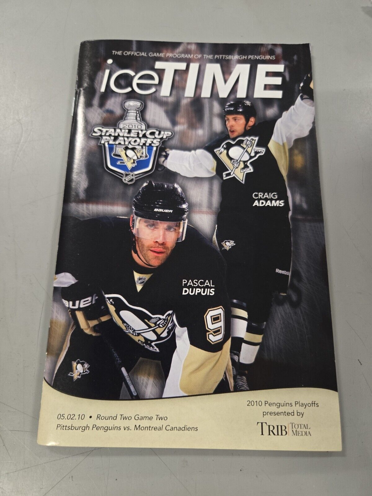 May 2 2010 Canadiens @ Penguins Round 2 Game 2 Playoff Program Cammalleri 2 Goal