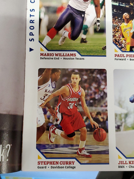 Oct 2008 Sports Illustrated for Kids SI Stephen Curry RC Super Mario Cover