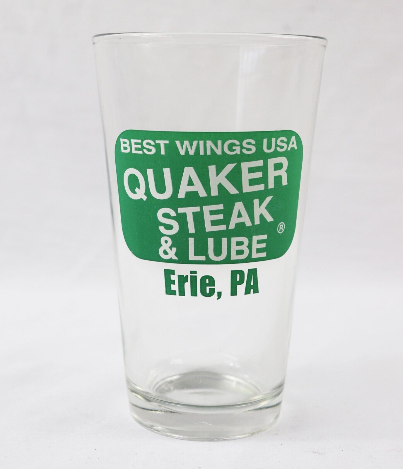 VINTAGE Quaker Steak & Lube Erie Pennsylvania Beer Pint Glass